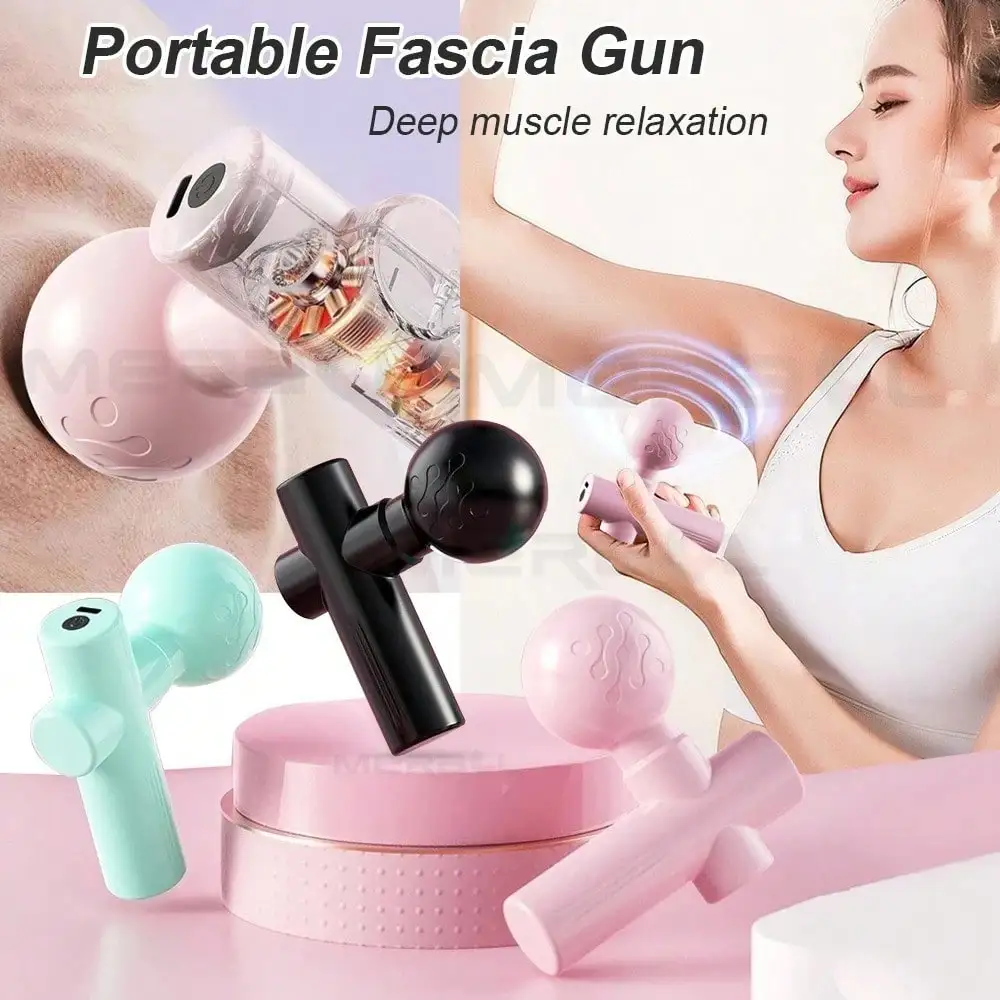 Vibraslap Percussion - Mini massagepistool fascia machine spierontspanning vibrerende