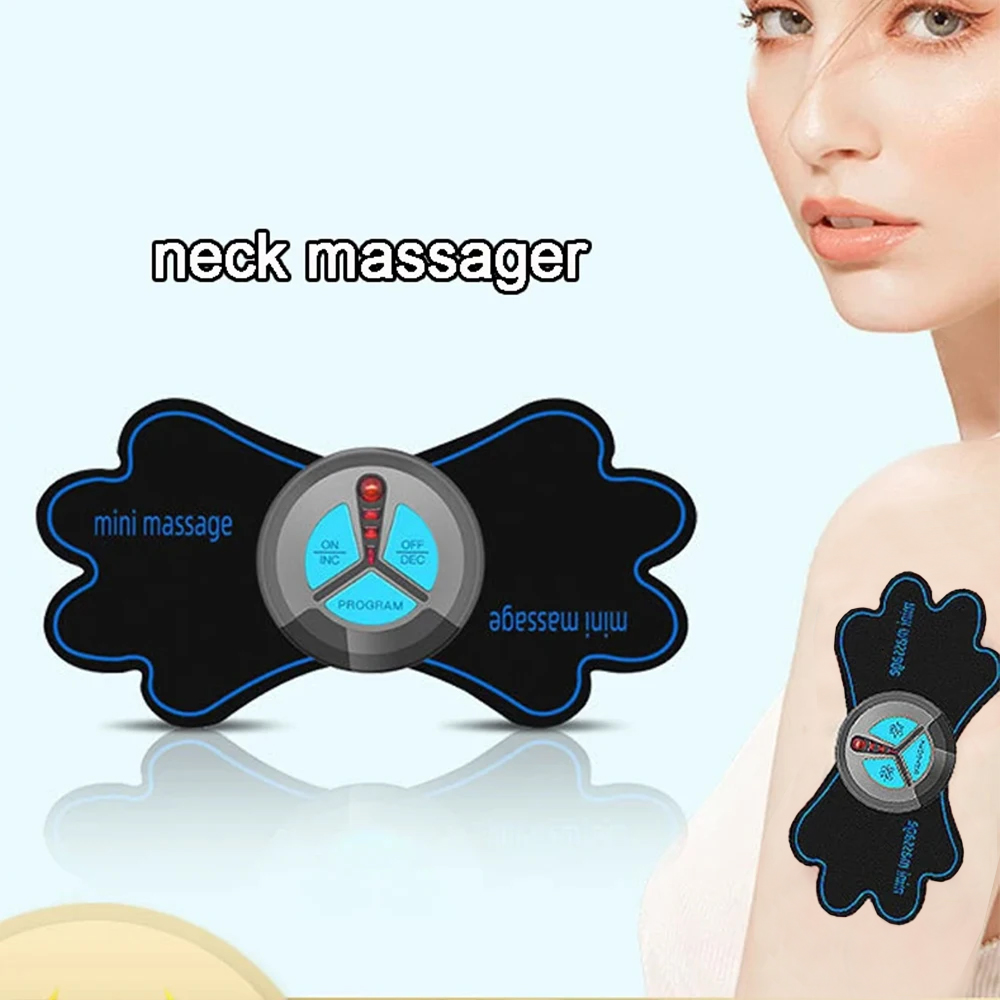 Vibraslap Percussion - Nieuwe Mini-Nekmassageapparaat Draagbare Elektrische Cervicale Wervelkolom