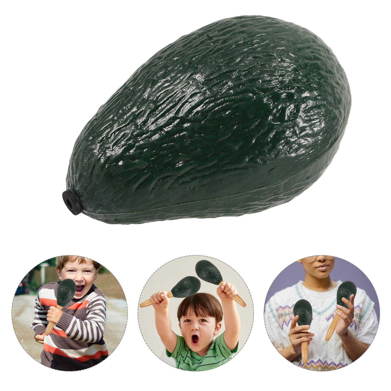 Musical Instrument Maraca - Fruit Shaker Maracas Avocado Muziekinstrument voor