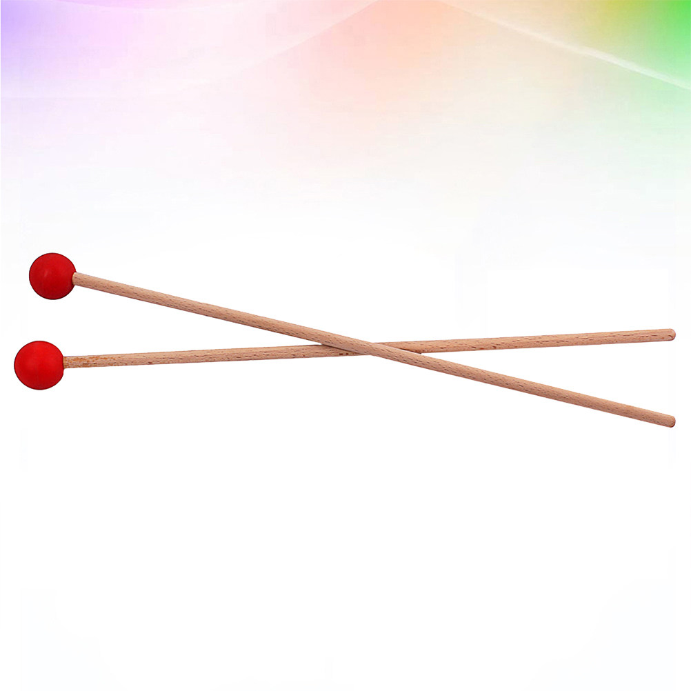 Vibraslap Percussion - 1 paar grote trommelhamers met houten