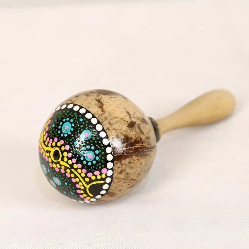 Geschilderde kokosnoot Maracas - Musical Instrument Maraca recensie en prijs