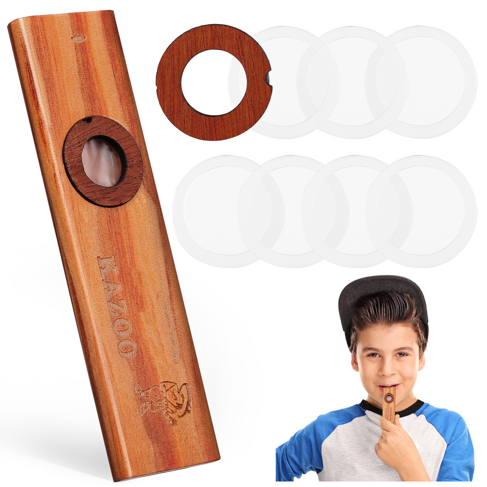 1Set Houten Kazoo Muziekinstru - Musical Instrument I Play recensie en prijs