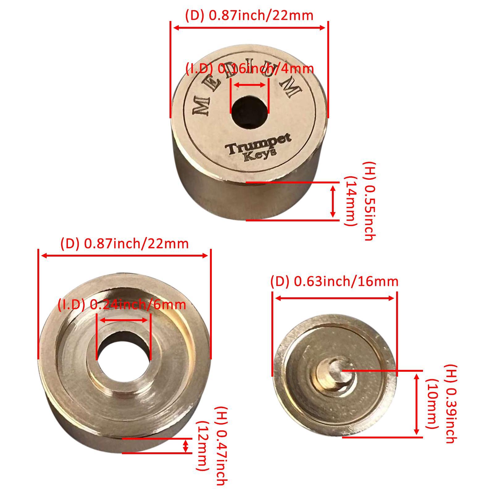9 stuks trompetventieldoppen - - Musical Instrument Repairs recensie en prijs